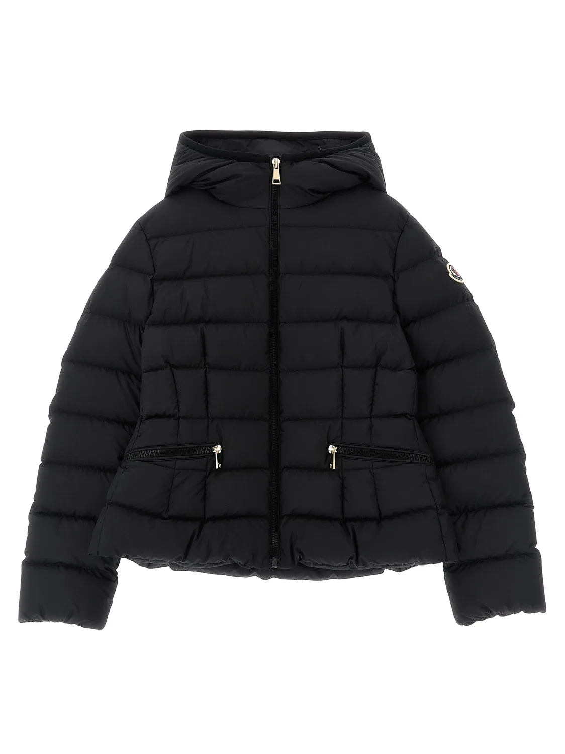 Пуховик Boedette Moncler Enfant, черный — фото 2