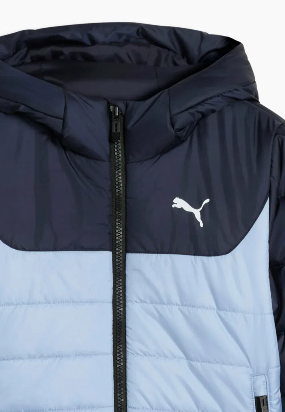 Essentials Whatierte Kapuzenjacke унисекс - зимняя куртка Puma, Chambray Blue — фото 3