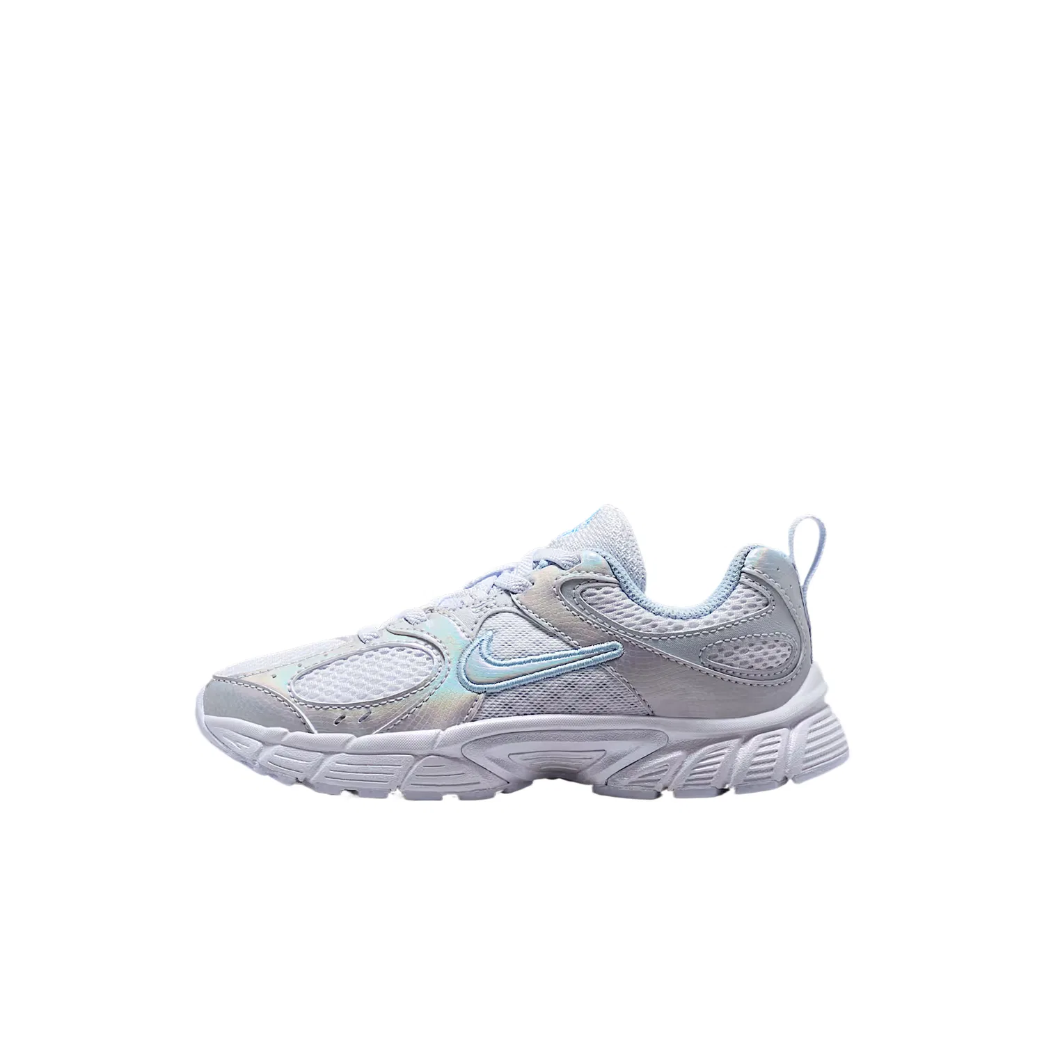 Детские беговые кроссовки V5 RNR, Nike, Soccer Gray/Light Armory Blue/Soccer Ball Blue