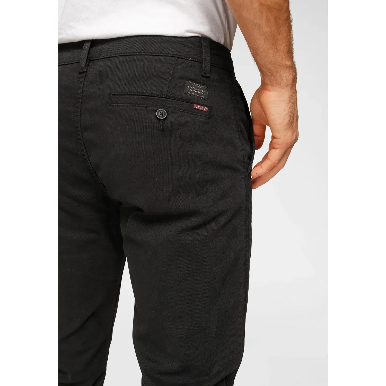 Мужские чинос зауженные к щиколотке Levi's, Black — фото 3