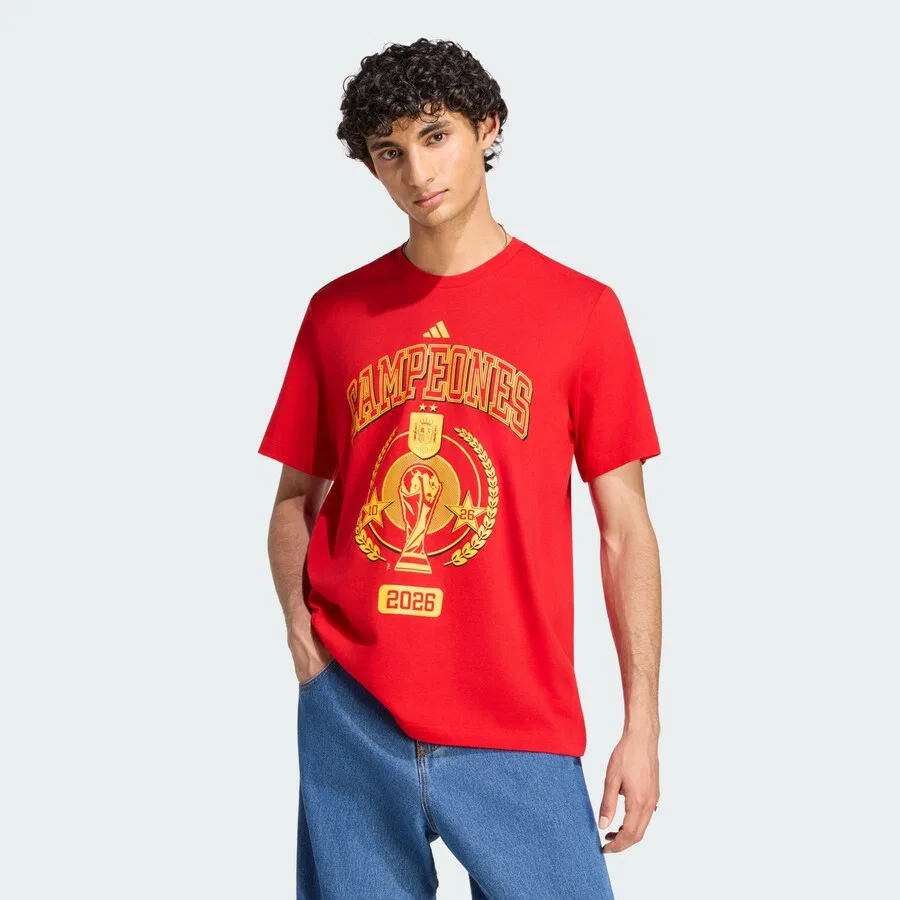 Спортивная футболка ADIDAS PERFORMANCE Performance Shirt 'FEF H WIN26' красного цвета — фото 2