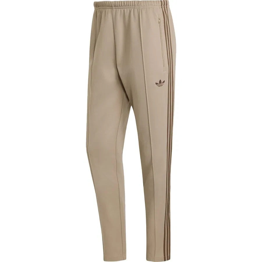 Спортивные брюки с зауженным кроем и шнурком adidas Originals Classic Track Pants, Кремовый — фото 3