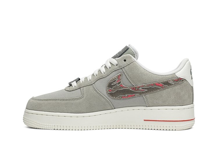 Кроссовки Nike SBTG x Staple Air Force 1 Low 'Pigeon Fury', серый — фото 3