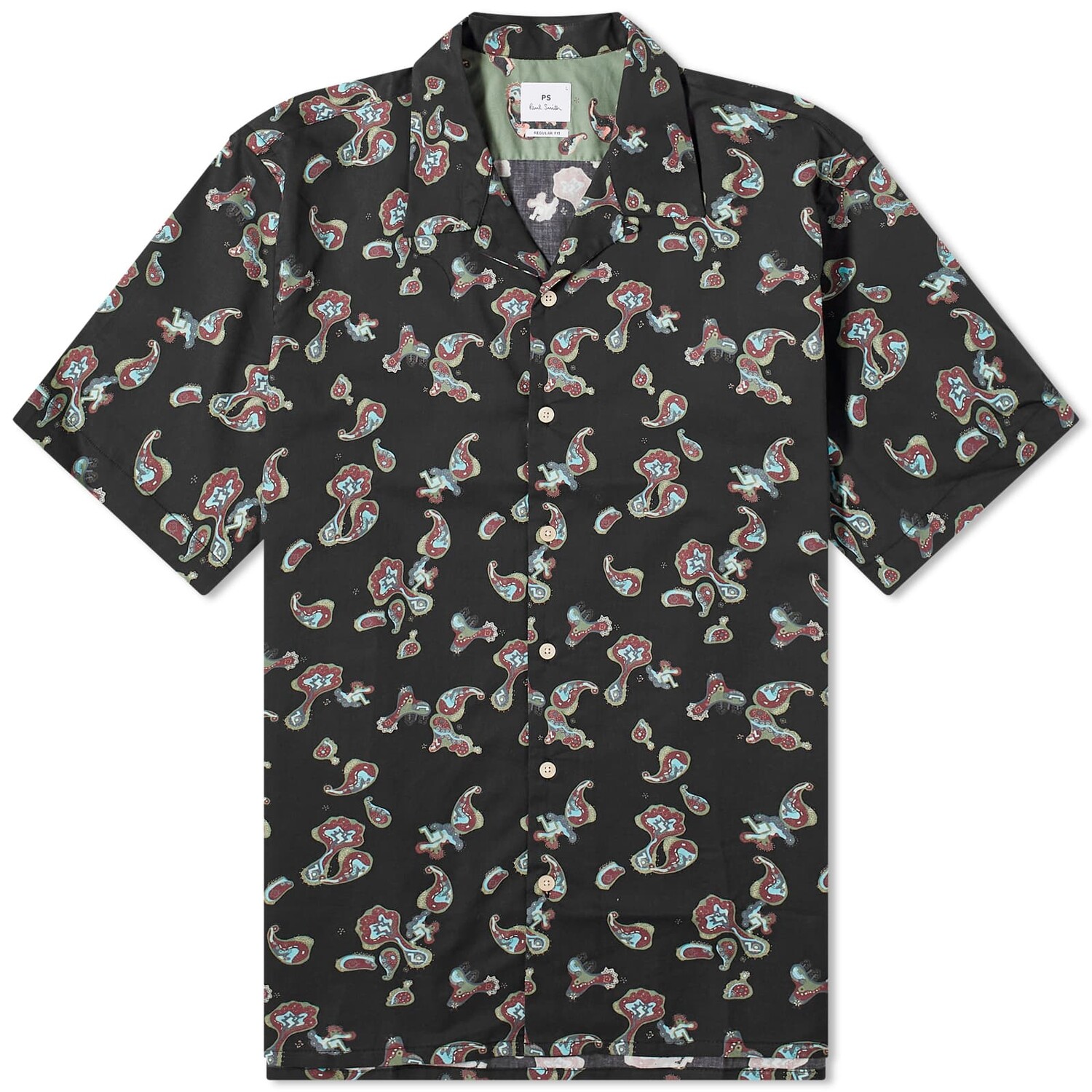 

Рубашка Paul Smith Printed Vacation, черный