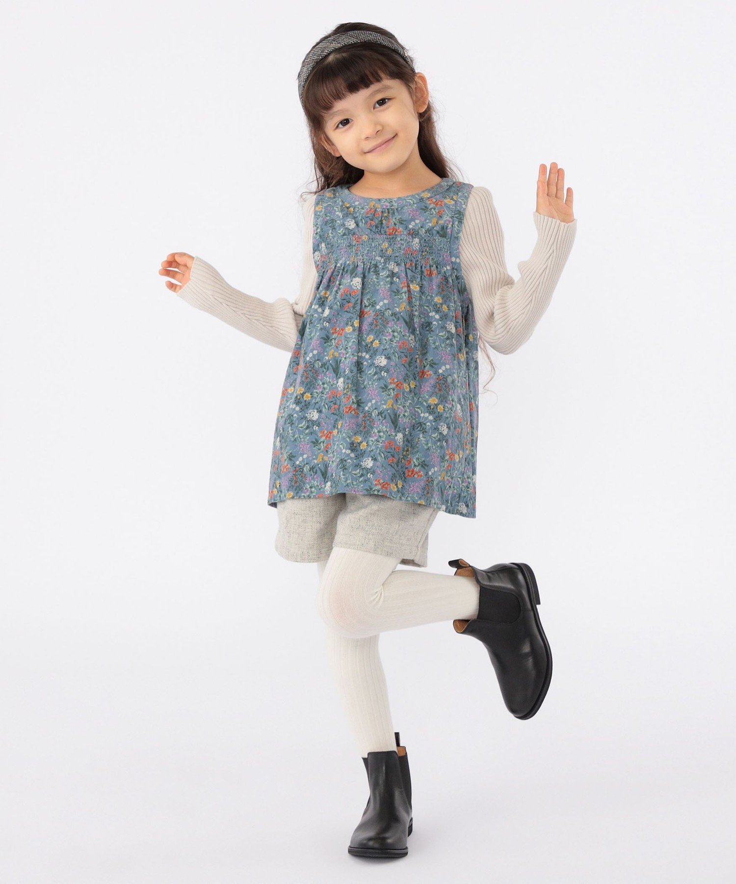 Детские шорты SHIPS: 100–130 см / Твидовые шорты с защипами SHIPS KIDS, Light gray — фото 4