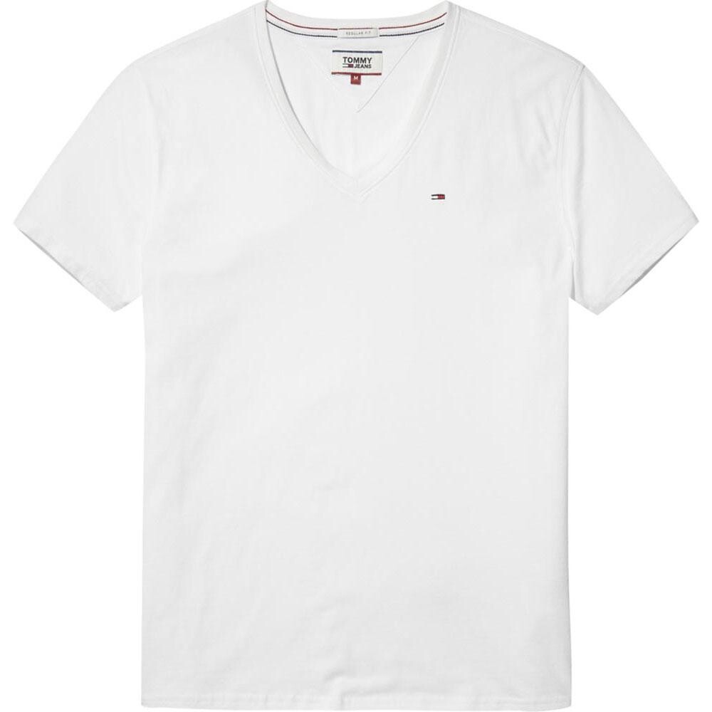 

Футболка с коротким рукавом Tommy Jeans Original V-Neck, белый