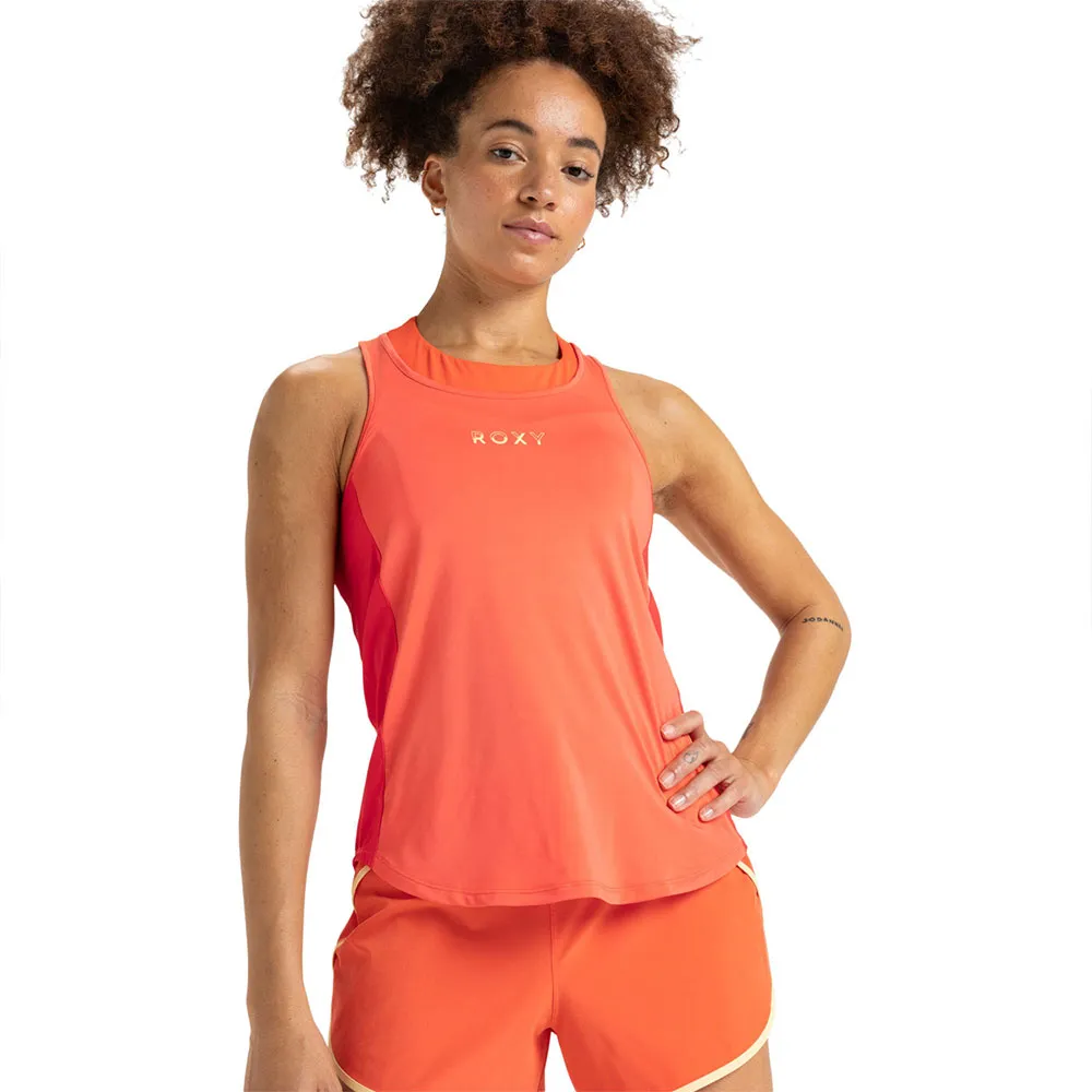 

Футболка без рукавов Roxy Bold Moves 2.0 Mesh, оранжевый
