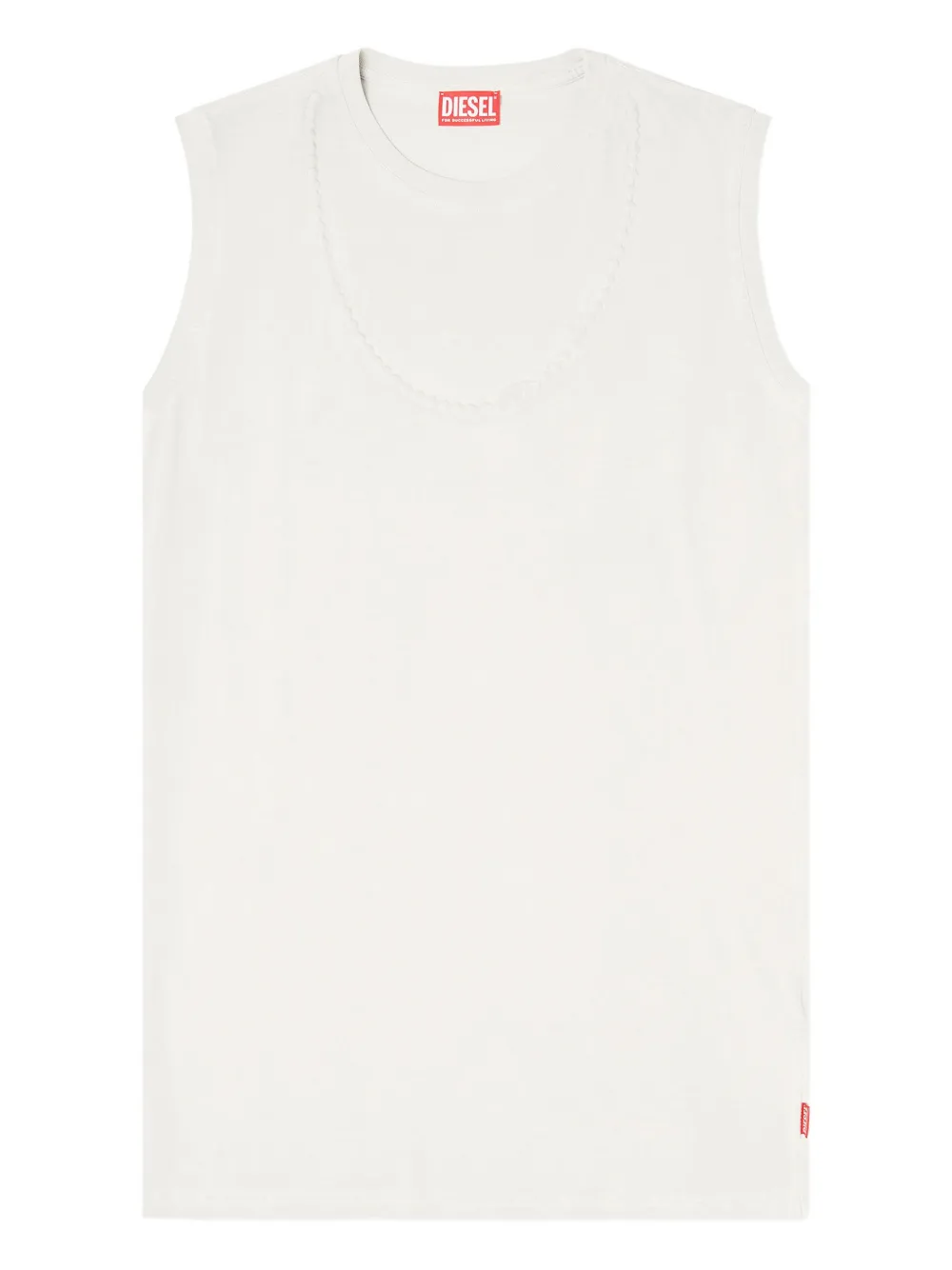 

Хлопковое мини-платье D-EMB Diesel, нейтральный