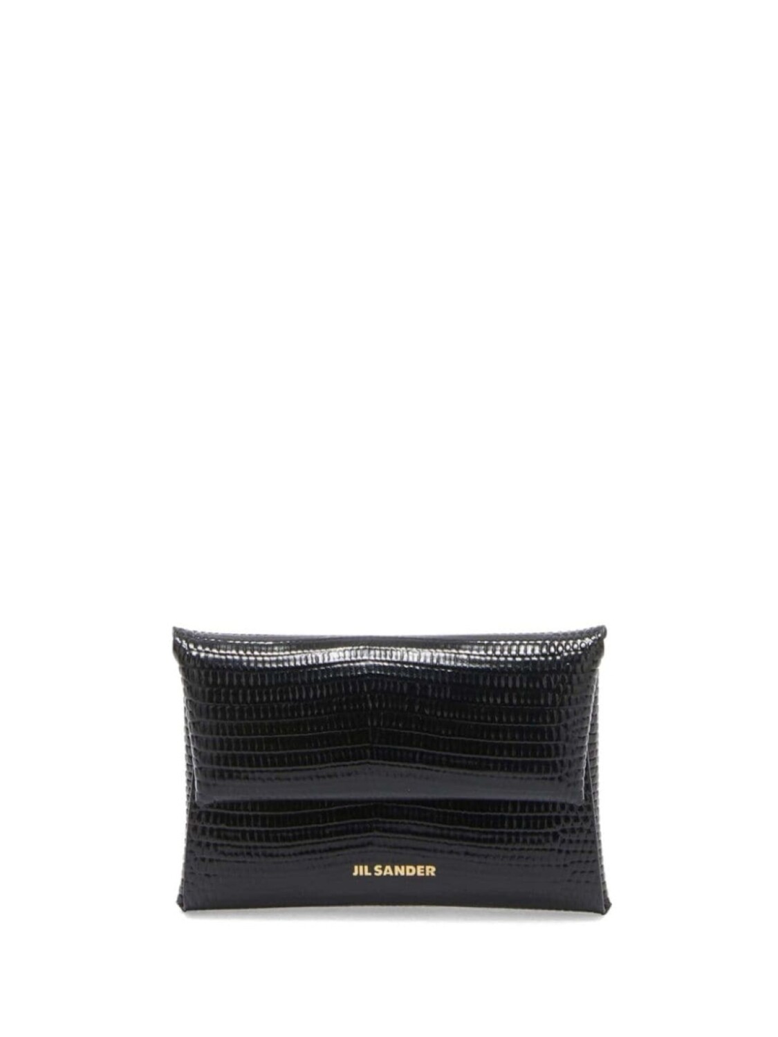 

Jil Sander кошелек с тиснением под кожу ящерицы, черный