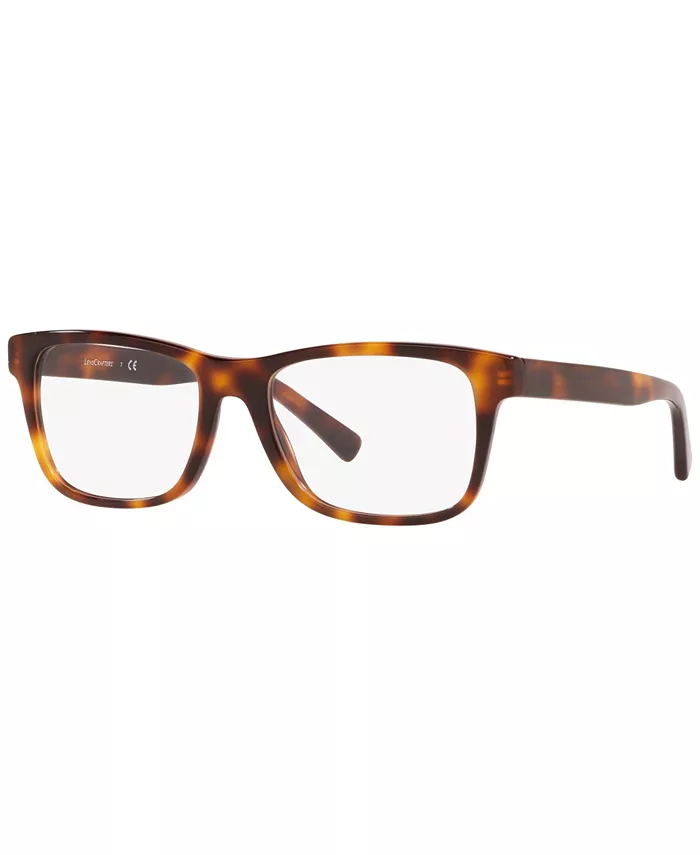 

EC2002 Унисекс квадратные очки LensCrafters, коричневый