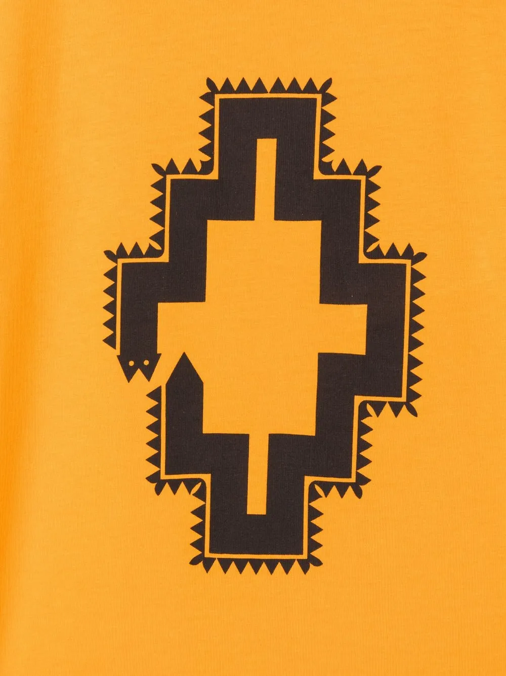 Футболка с геометричным принтом Marcelo Burlon County Of Milan Kids, желтый — фото 3