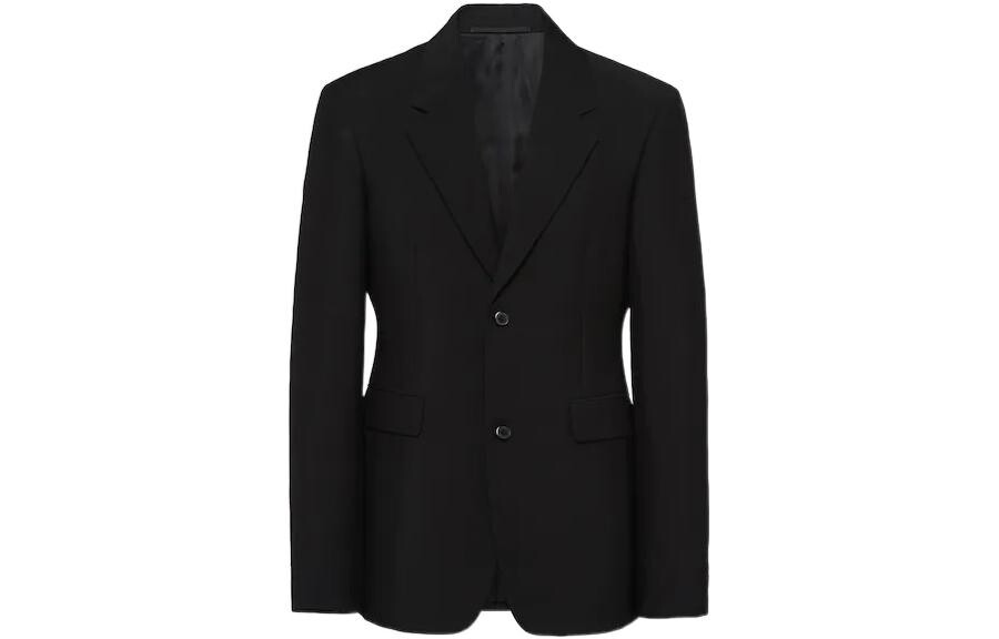 

Деловой костюм мужской черный Prada, черный