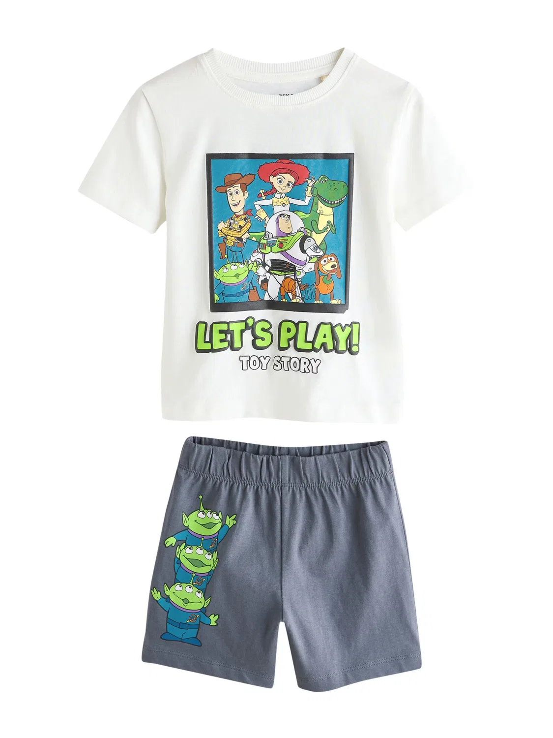 Пижама 'История игрушек' Next, Light Blue/Grey/White — фото 4