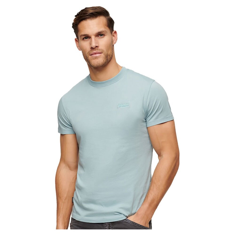 

Футболка с коротким рукавом Superdry Essential Logo Embroidered Ub, синий