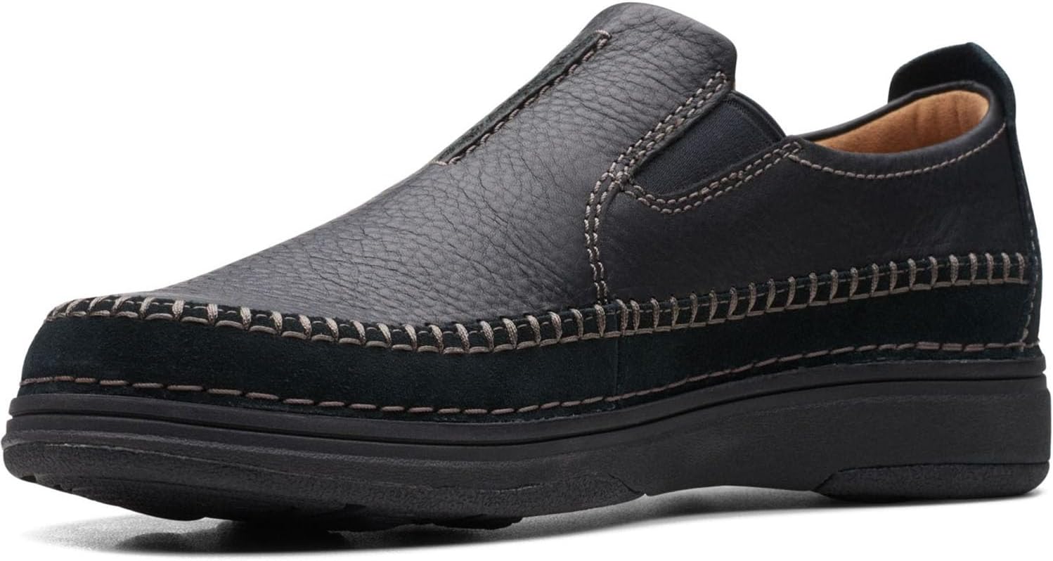 Мокасины Clarks Men's Nature 5 Walk, черный — фото 4