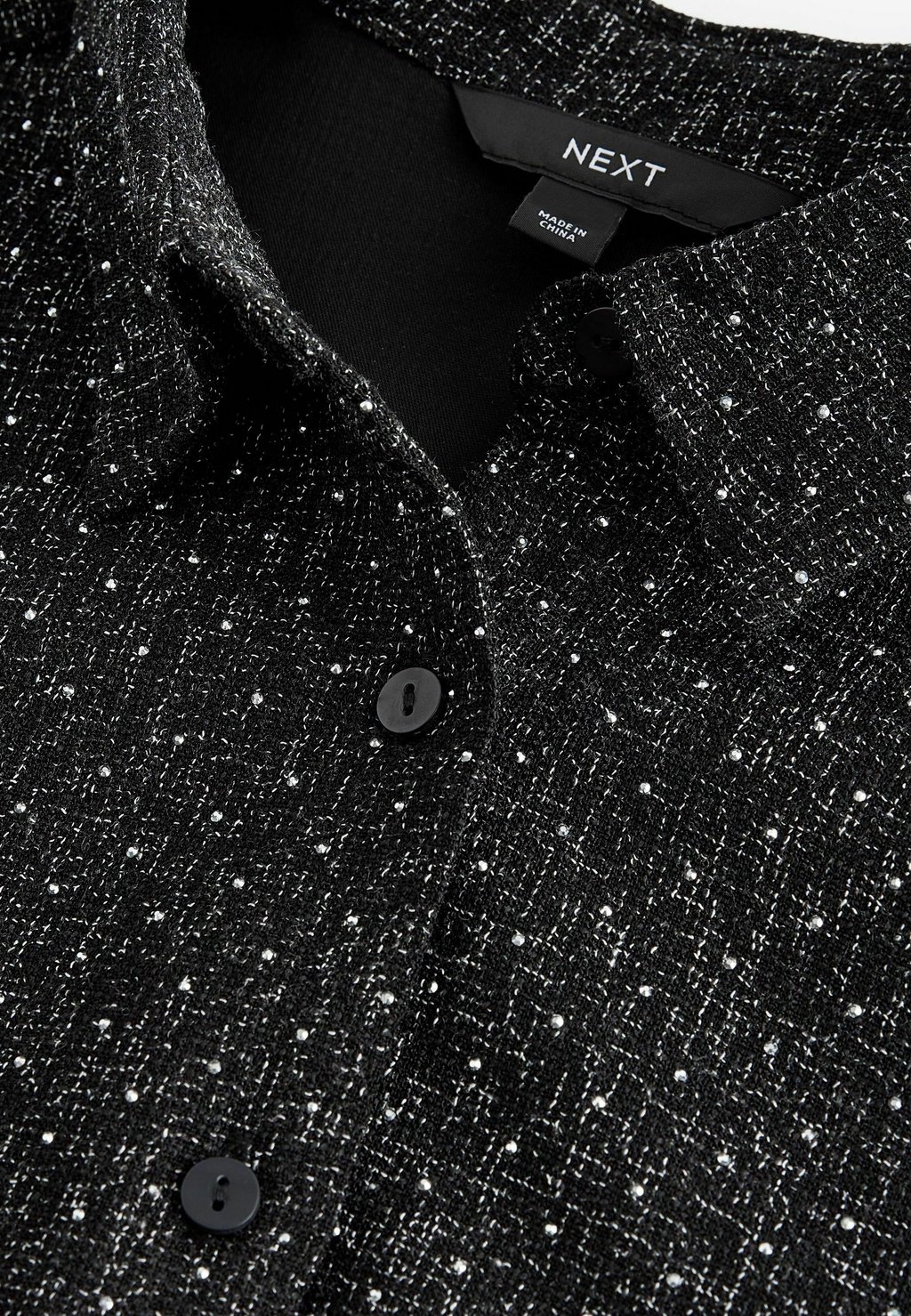

Летняя куртка RHINESTONE SPARKLE REGULAR FIT Next, черный