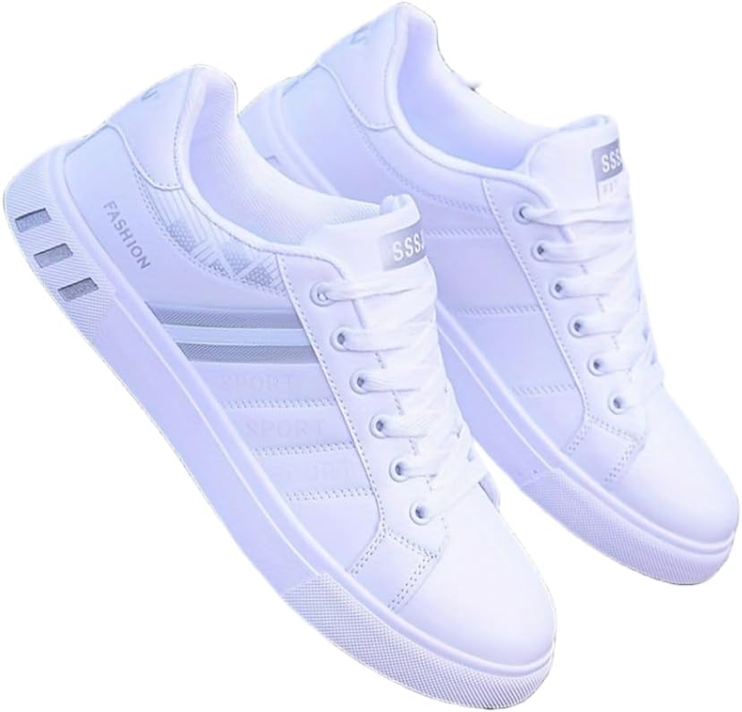 

Модные мужские кроссовки для скейтборда в стиле стрит, удобные, с нескользящей подошвой и шнуровкой, прочные кроссовки для мужских активностей на улице Hhhchpm, белый/серый