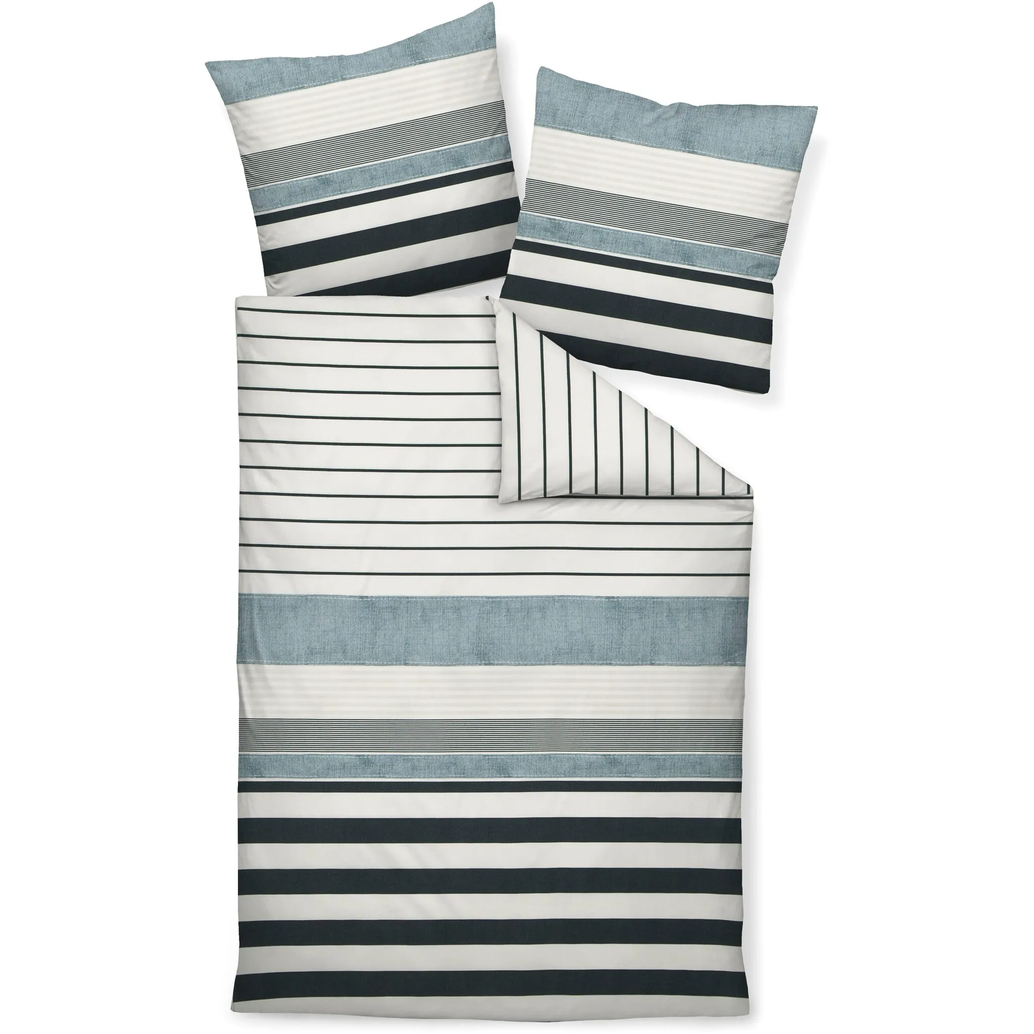 

Постельное белье Janine «Давос 65056» с графическим рисунком, цвет blau