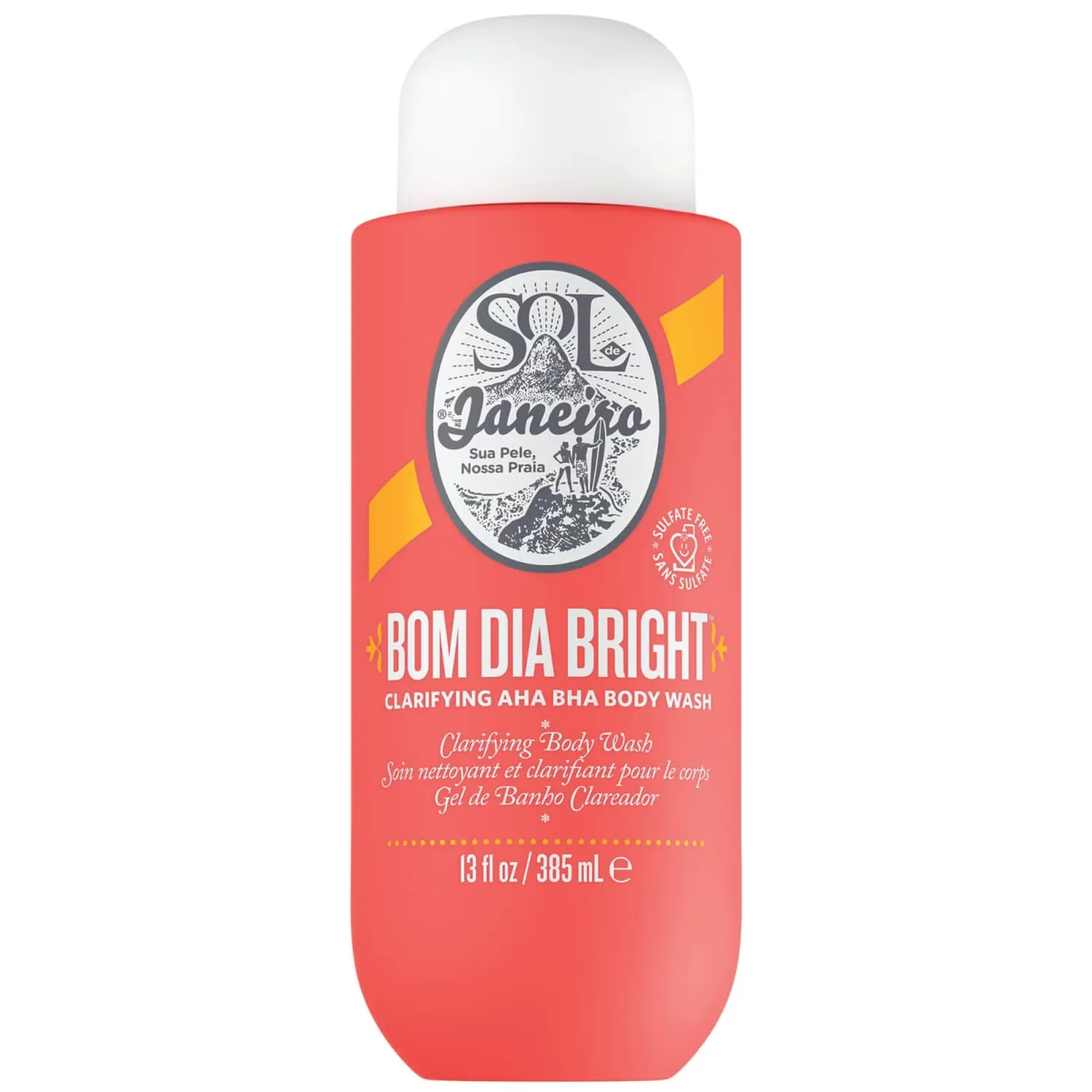 

Bom Dia Bright Осветляющий гель для душа с AHA и BHA, 385 мл Sol De Janeiro