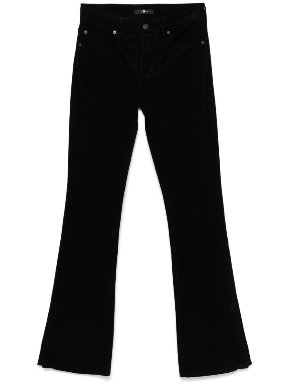 

Вельветовые брюки bootcut 7 For All Mankind, черный