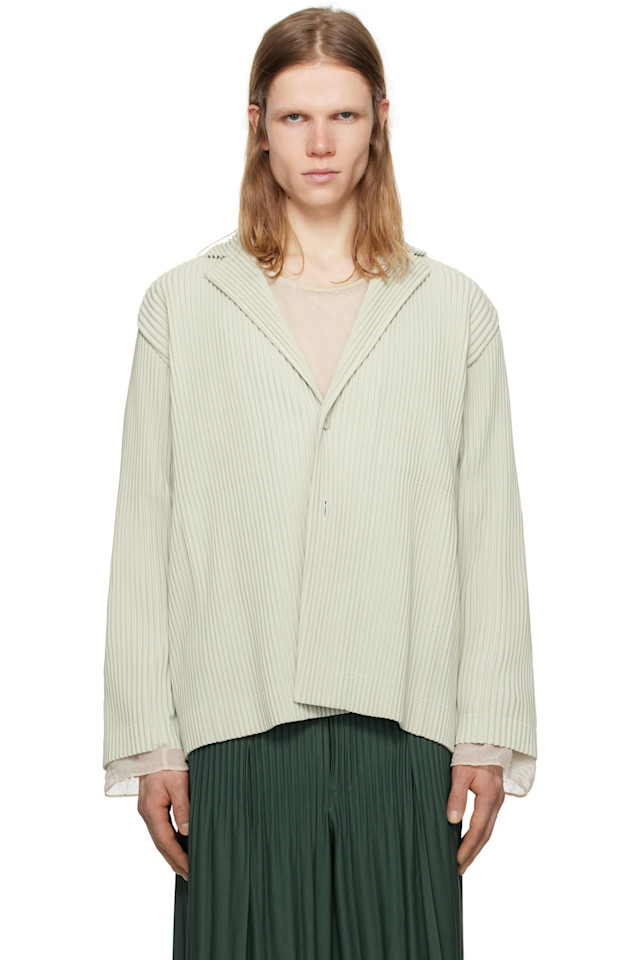 

Жакет с плиссировкой 1 Homme Plissé Issey Miyake, серый