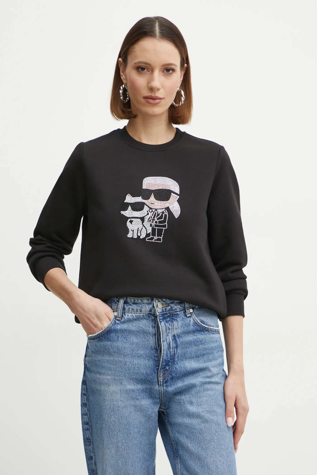 

Толстовка Karl Lagerfeld, черный
