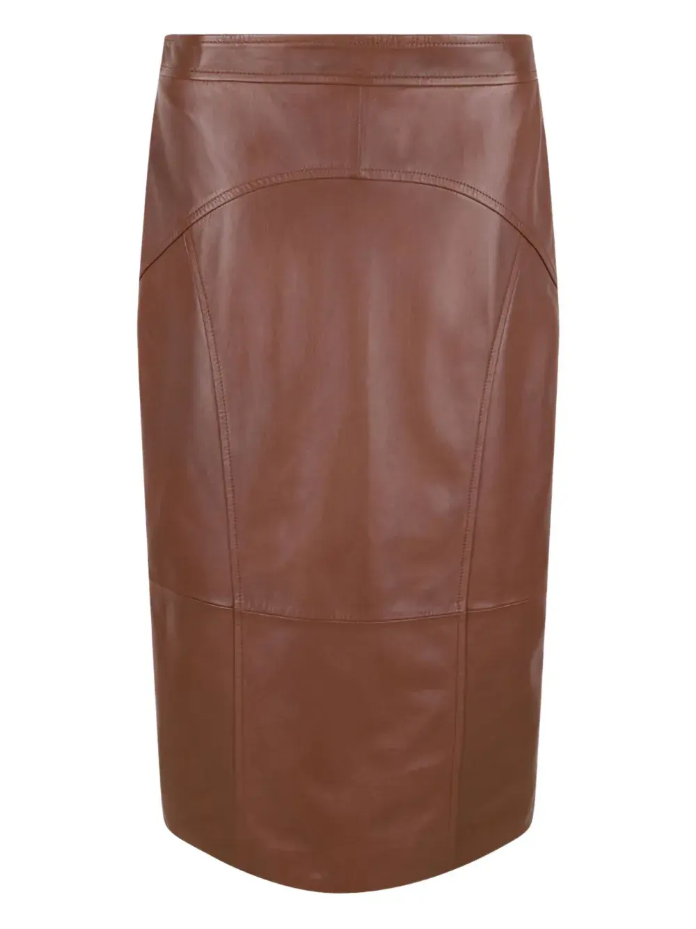 

Юбка миди со вставками Max Mara, коричневый