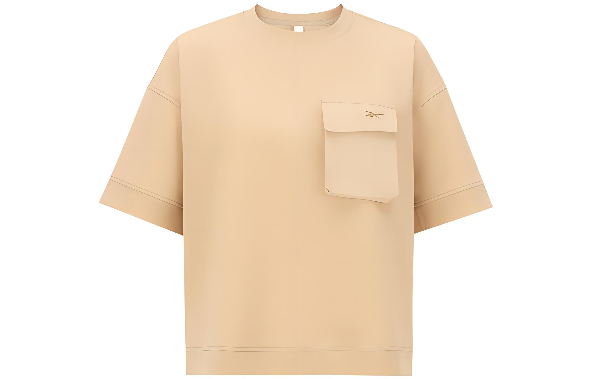 

Футболка женская светло-бежевая Reebok