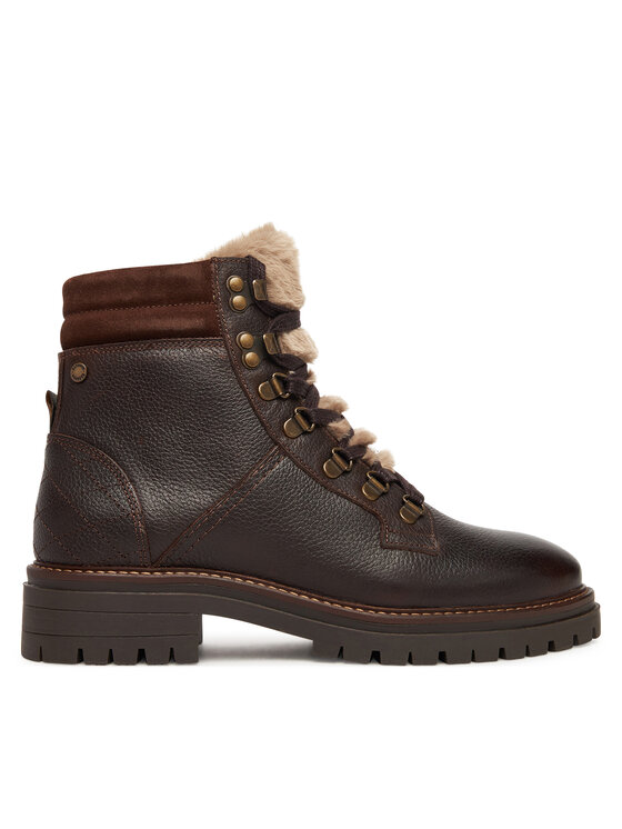 Шнурованные ботильоны Bambburgh LFO0770BR96 Barbour, коричневый