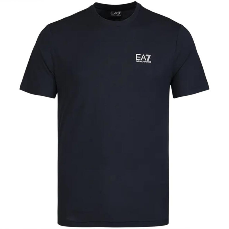 

Футболка Cotton с принтом Ea7 Logo EMPORIO ARMANI, черно-белый, Черный, Футболка Cotton с принтом Ea7 Logo EMPORIO ARMANI, черно-белый