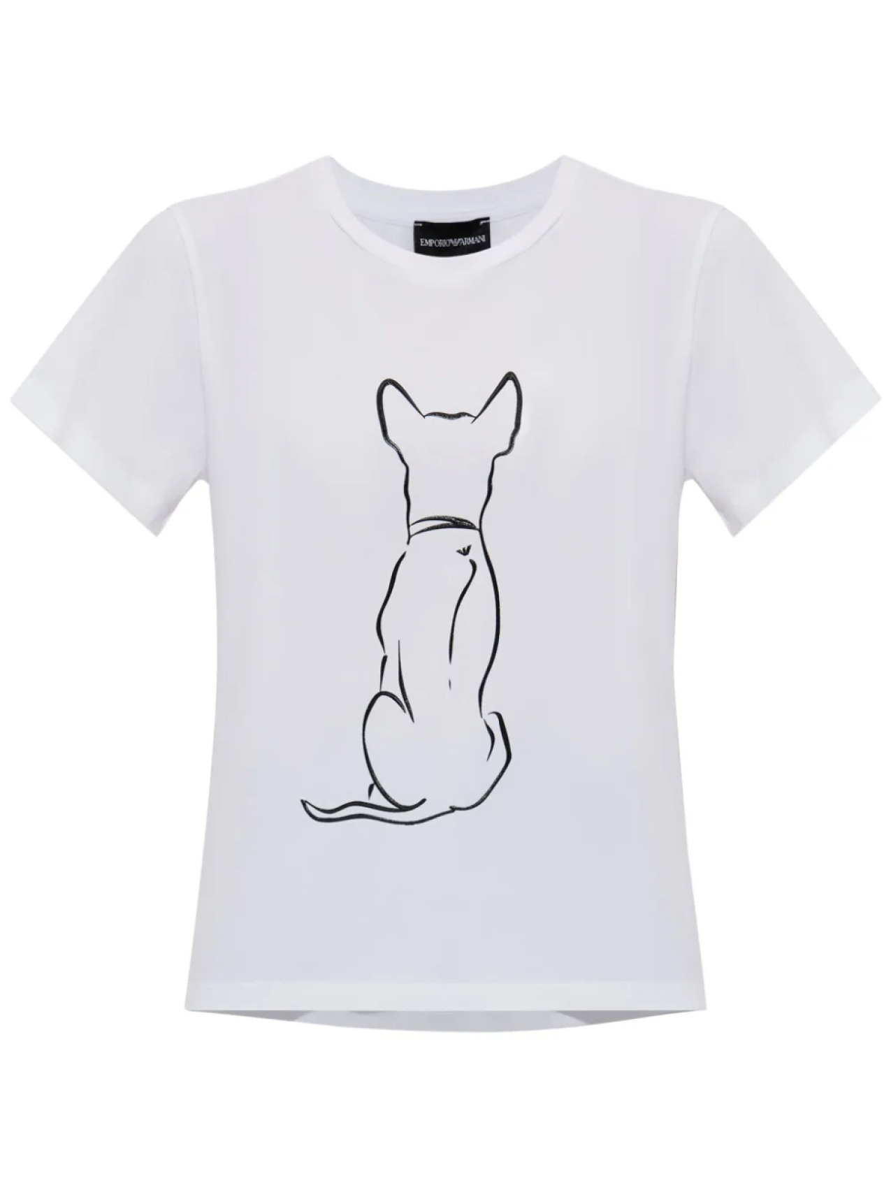 

Футболка Emporio Armani We Love Dogs, белый