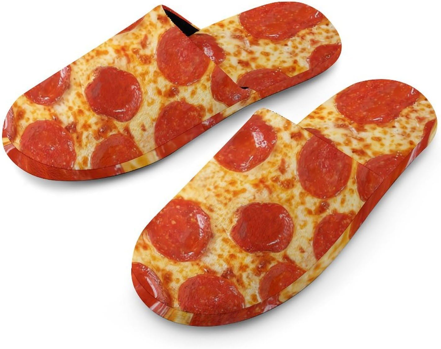 

Женские тапочки с пепперони-пиццей, зимние тапочки с изображением клоуна, пушистые шлепанцы Wauoemy, Style-32