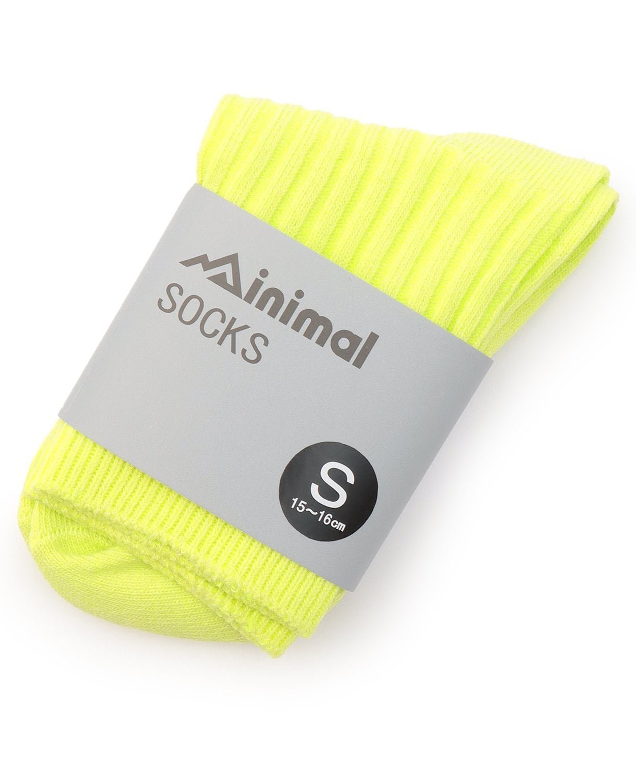 Носки неоновых цветов MINIMAL, Yellow Green