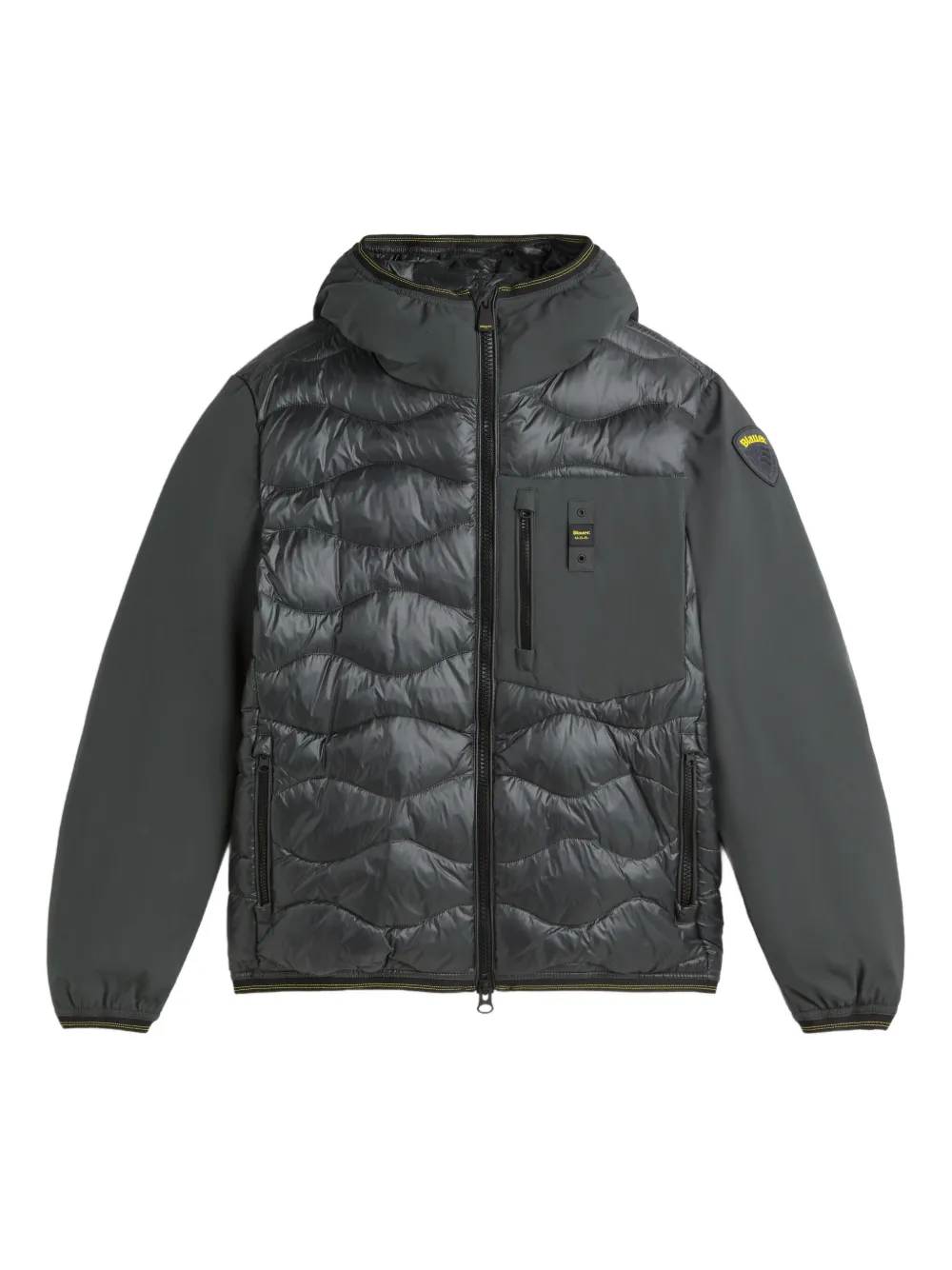 

Куртка с нашивкой-логотипом Blauer, серый