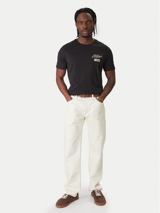 Футболка regular fit Modern Ath Graphic MW0MW41471 Tommy Hilfiger, черный — фото 2