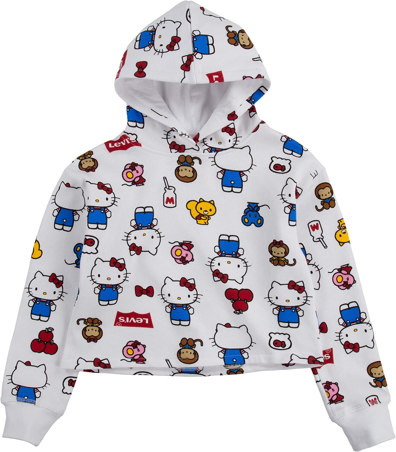 

Худи Levi'S Levi's x Hello Kitty Boxy Fit Hoodie, белый