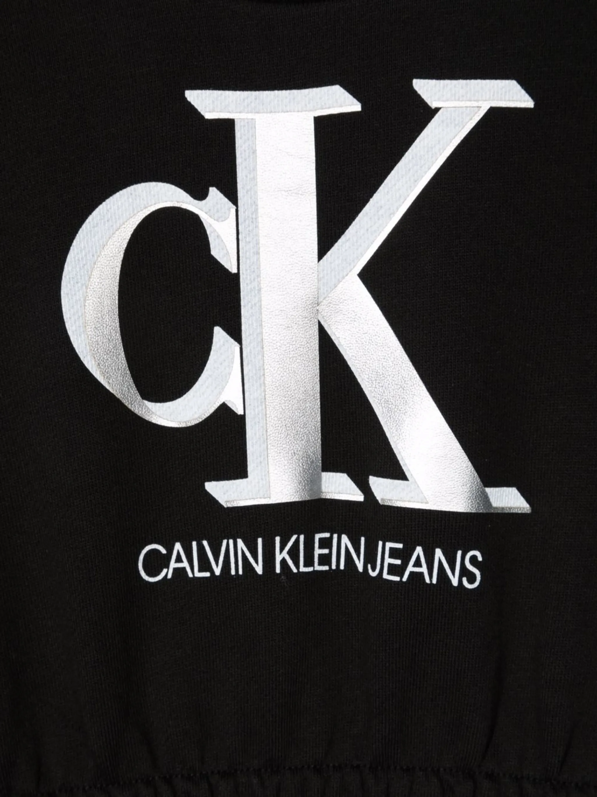 Платье-свитер с логотипом Calvin Klein Kids, черный — фото 3