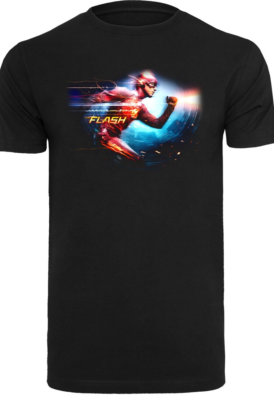 

Классическая футболка F4NT4STIC Shirt DC Comics The Flash Sparks and Flash, черный