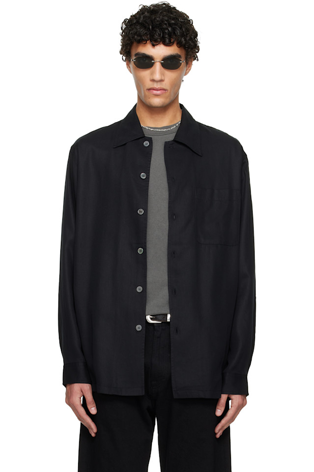 

Our Legacy Черная рубашка на все случаи жизни