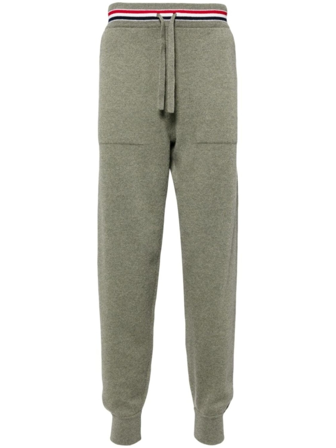 

Thom Browne спортивные штаны с полосой RWB, зеленый