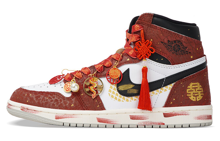 

Баскетбольные кроссовки Air 1 Vintage Men High-top Red/white Jordan