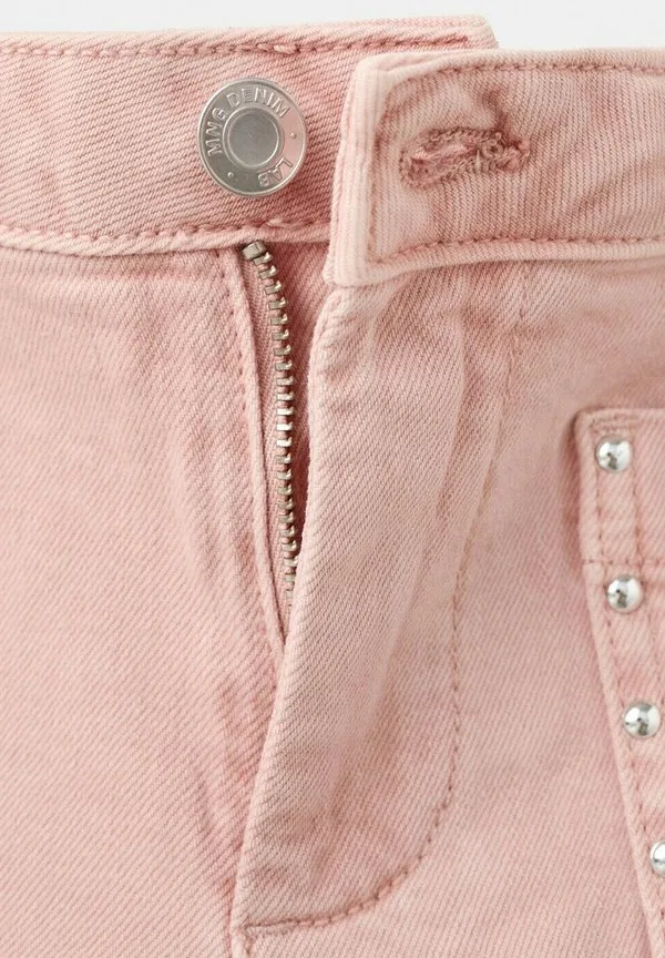 Детские джинсовые шорты Mango Kids, Pink — фото 4