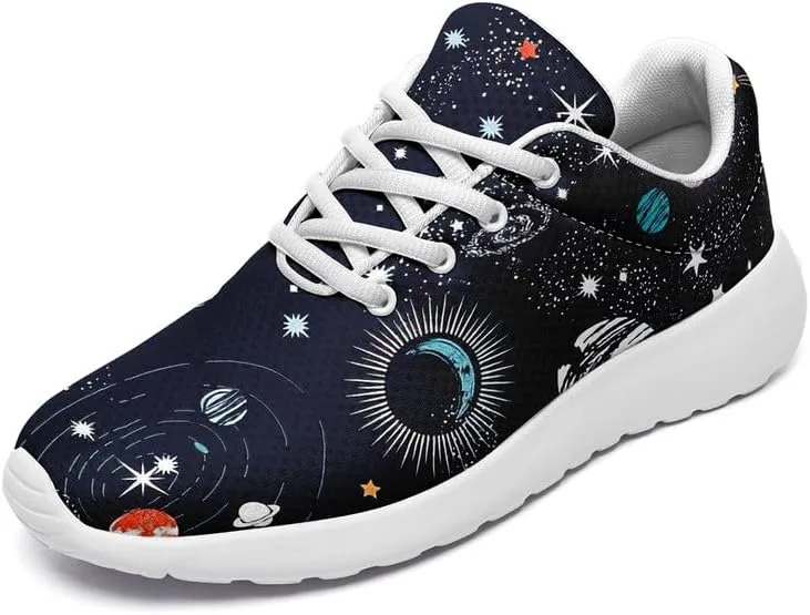 

Мужские кроссовки Sky Moon, модные женские кроссовки Sun для бега, тенниса и ходьбы, уличная обувь Sky, дышащая, легкая, унисекс, с узором Star AWSOLE, белый