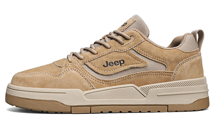 

Кроссовки Jeep Skateboarding Shoes Men Low-top Brown, коричневый