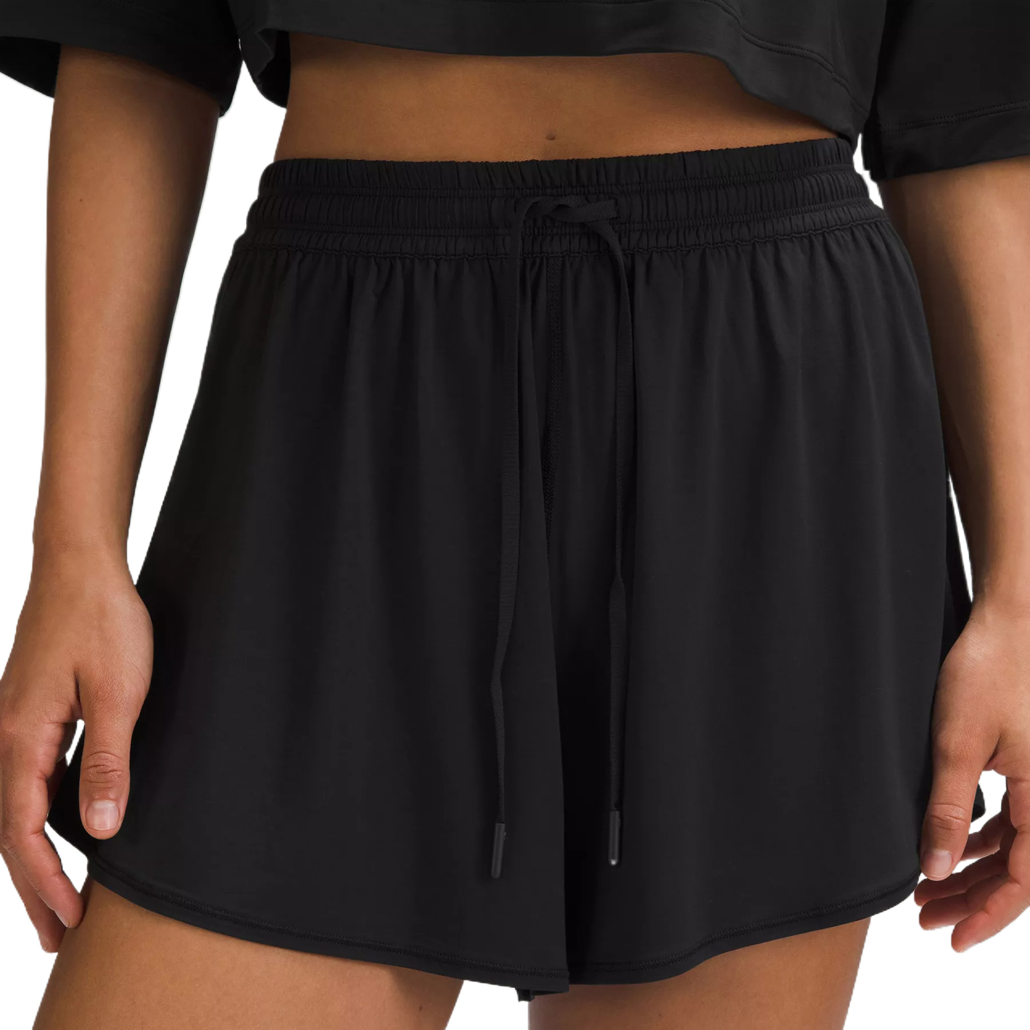 

Повседневные шорты женские Lululemon, черный