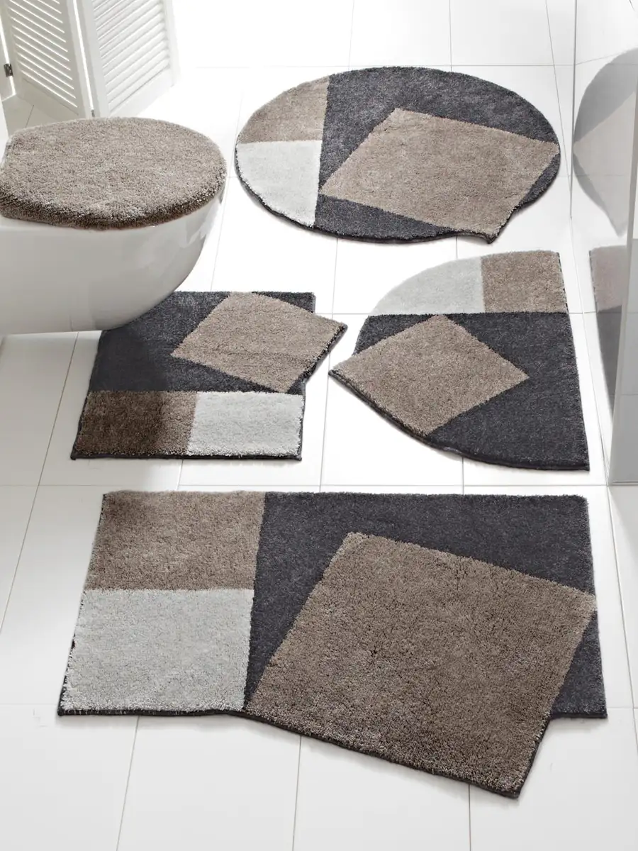 

Базовый коврик для ванной Grund прямоугольный (80х150 см), цвет taupe-grau