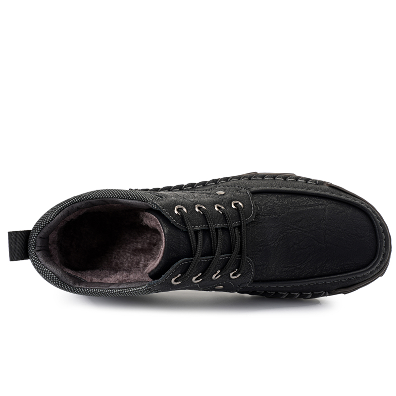 TOMAY Мужские повседневные кроссовки Mid Top черные/серые/коричневые/хаки - черные, цвет Black — фото 3