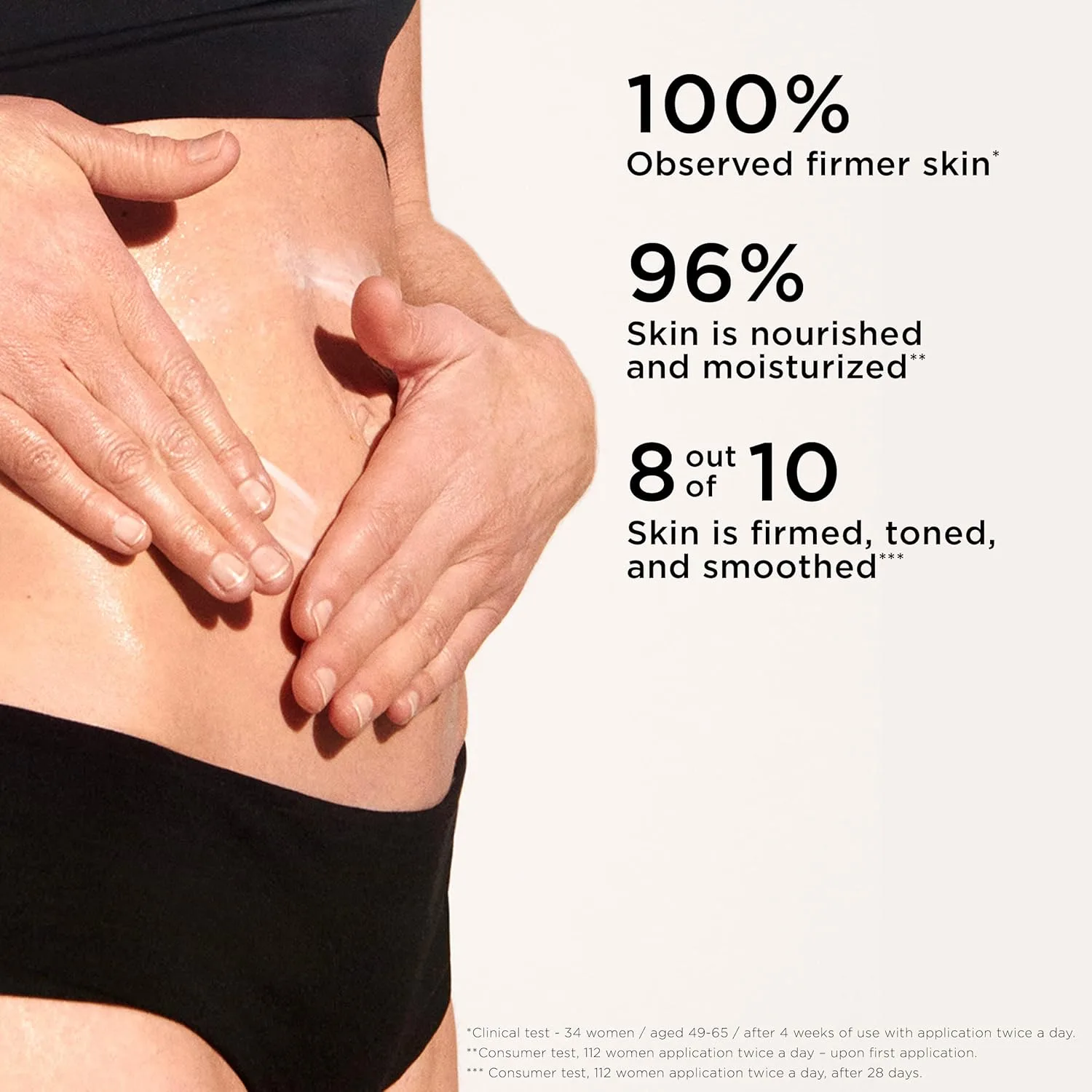 Clarins Super Restorative Abdomen & Waist, антивозрастной крем для тела для зрелой кожи, ослабленной гормональными изменениями, визуально подтягивает, уплотняет и тонизирует кожу, 200 мл — фото 2