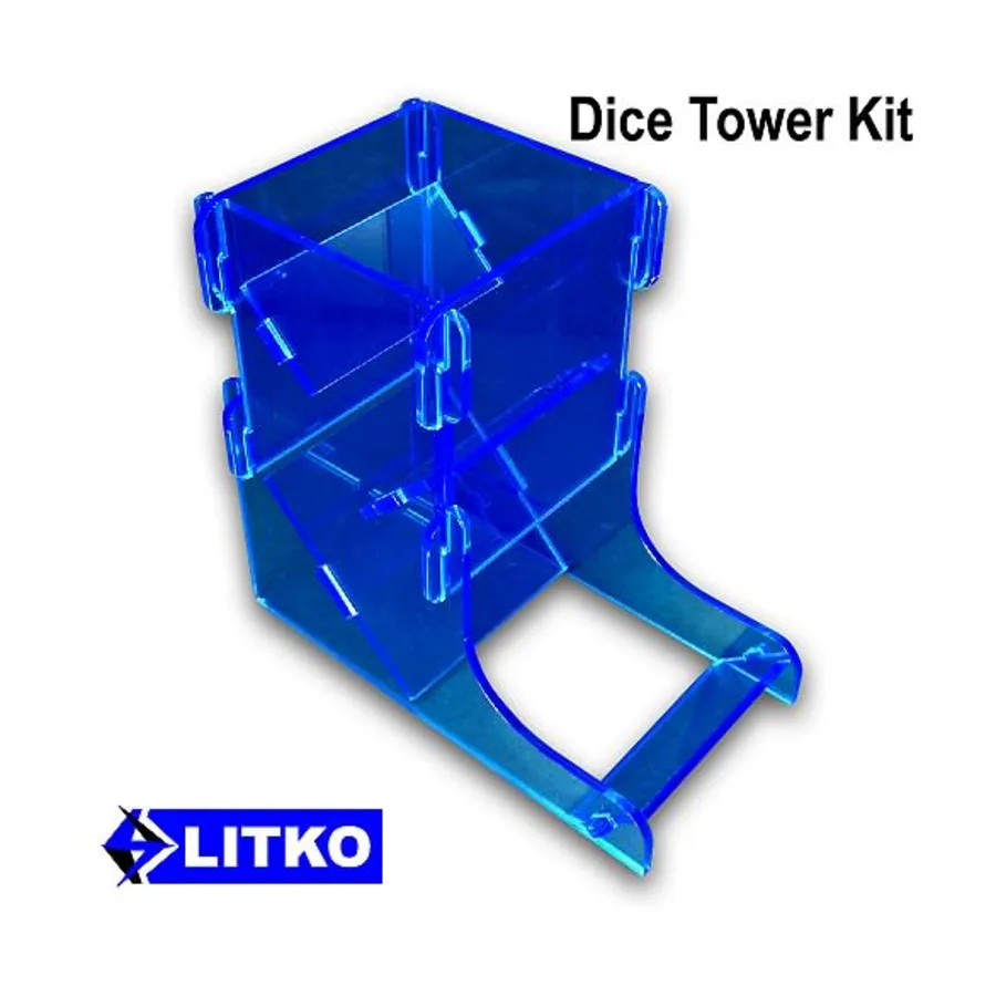 

Флуоресцентная синяя башня для игральных костей, Dice Towers (Litko Aerosystems)