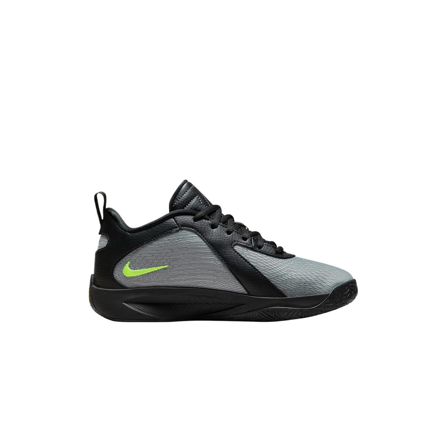Баскетбольные кроссовки Kids" Начальная школа Nike, цвет Black/Neon Yellow/Neon Yellow/Cool Gray — фото 2